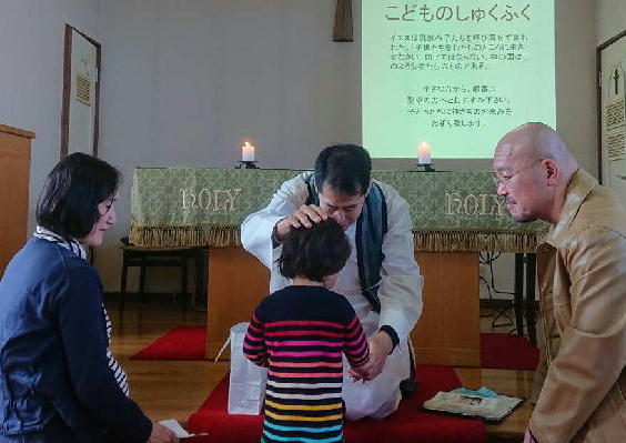 子ども祝福礼拝が行われました。